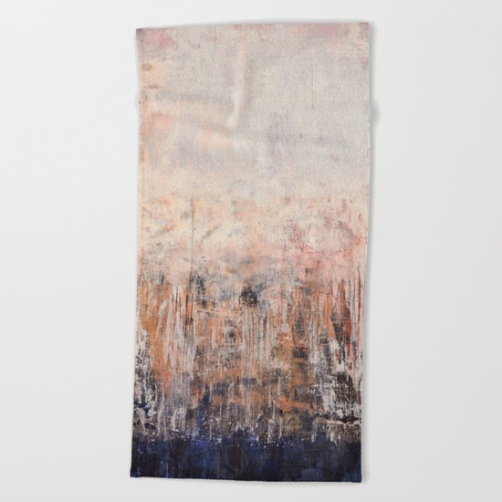 Hazy Horizon I Beach Towel