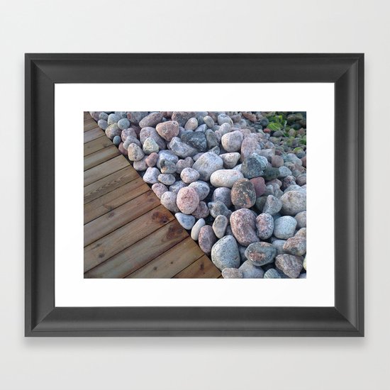 Wood&Stone Framed Art Print