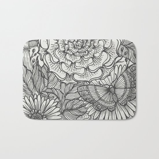 Plants Bath Mat