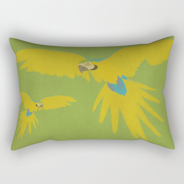 Rainforest Flight Rectangular Pillow