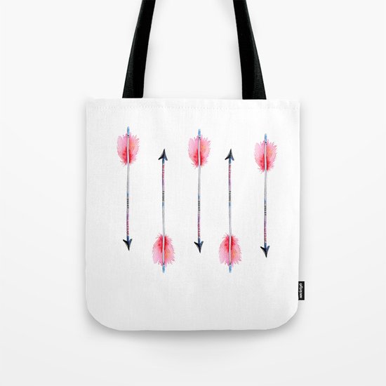 Boho arrow watercolor Tote Bag