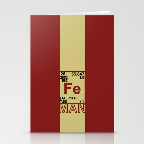 Iron Man Stationery Cards