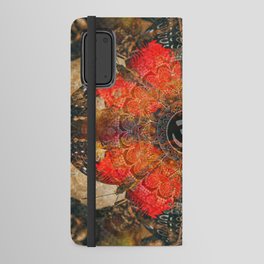 Om Butterflies Fractal Android Wallet Case