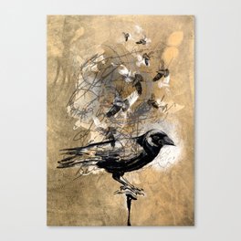 crow's soul Canvas Print