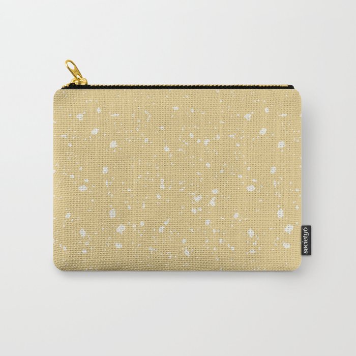 Tan Terrazzo Seamless Pattern Carry-All Pouch