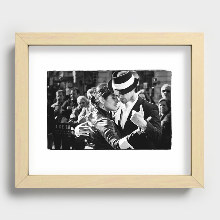 Tango Couple  Recessed Framed Print