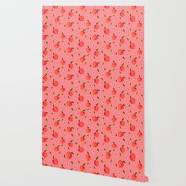 Peach Pattern- Peach Background Wallpaper
