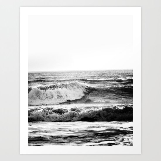 Vague Noire Art Print