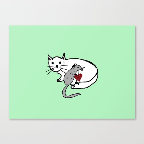 Impossible love Canvas Print