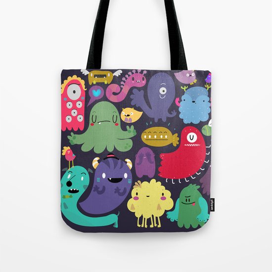 Colorful creatures Tote Bag