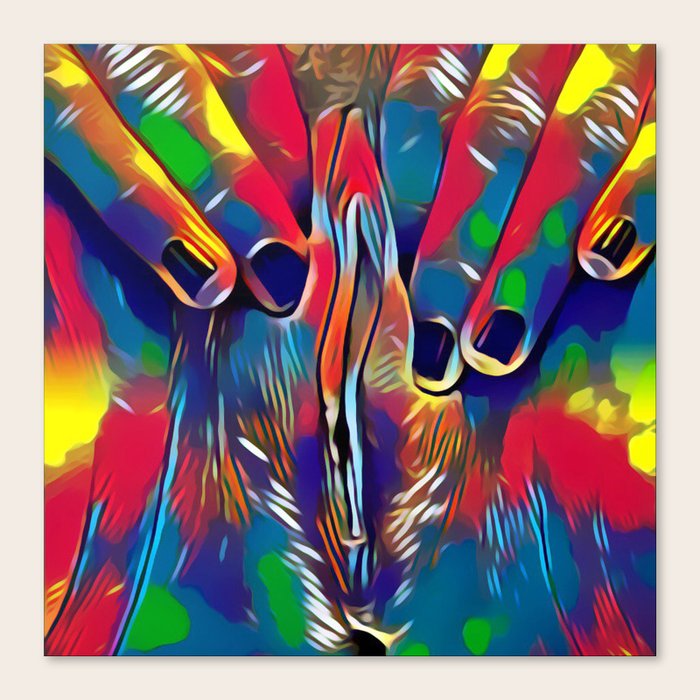9978s Kd Abstract Yoni Pop Color Erotica Explicit Psychedelic Self