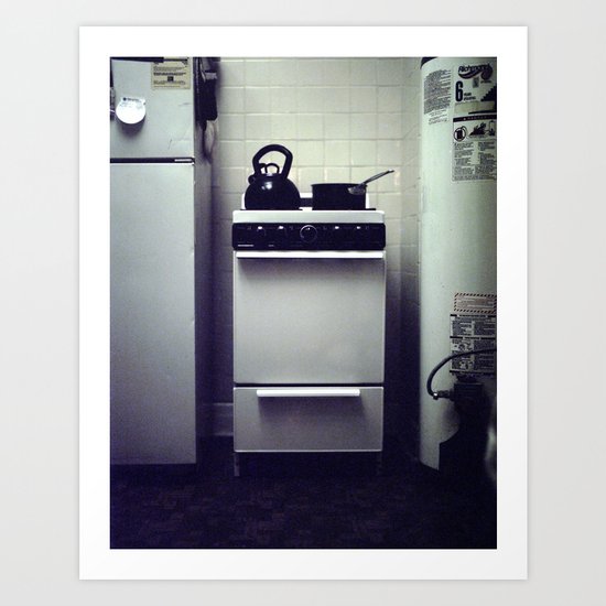 Stove. Art Print