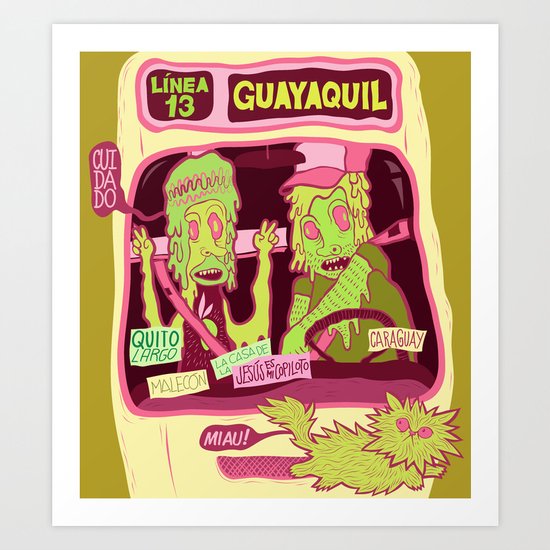 Locals Only : Guayaquil Art Print