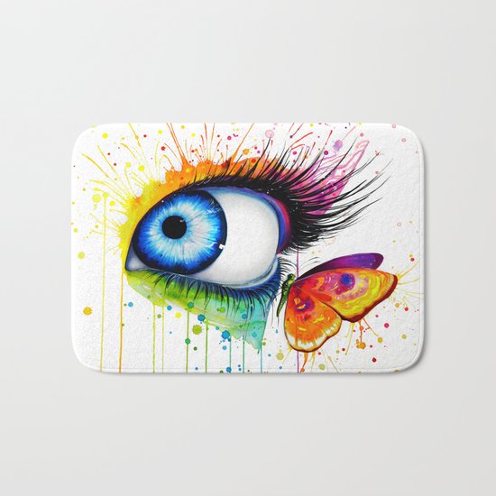 "Rainbow Days" Bath Mat