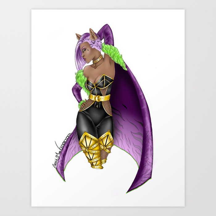 Clawdeen Wolf Art Print By Artsbymar Society6