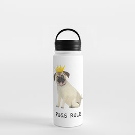 Pugs Rule Water Bottle
