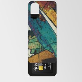 Australian Geological thin section photography, magnified view of Epidote Blades in Quartz Android Card Case