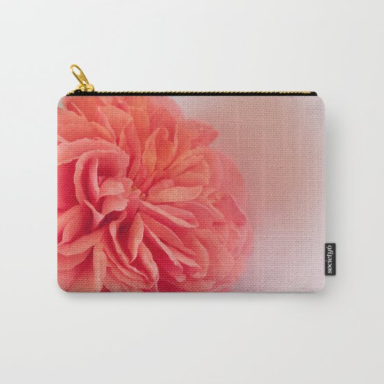 A Touch of Love - Pink Rose #2 #art #society6 Carry-All Pouch