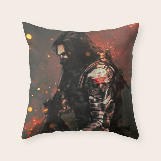 Blood in the Breeze Throw Pillow