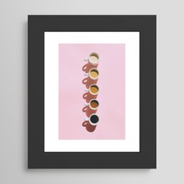 Pop Coffee Framed Art Print