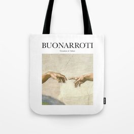 Buonarroti - Creation of Adam Tote Bag