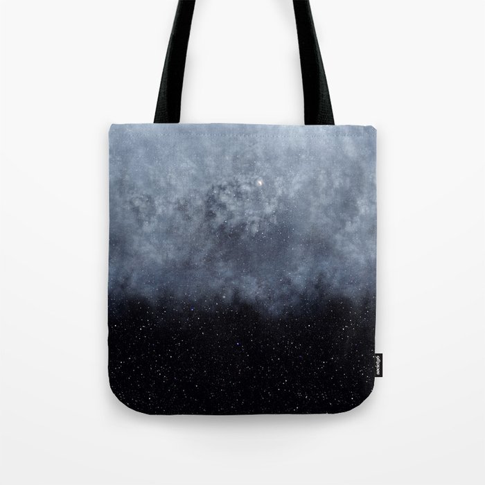 Blue veiled moon II Tote Bag