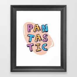Pantastic LGBTQ Puns Framed Art Print