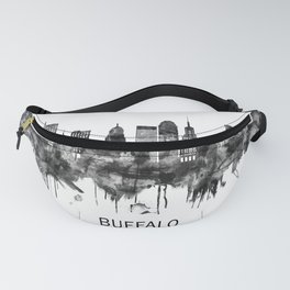 Buffalo New York Skyline BW Fanny Pack | Bw, Wall, Painting, Buffalo, Cityscape, City, Decor, Skyline, Landscape, Usa 