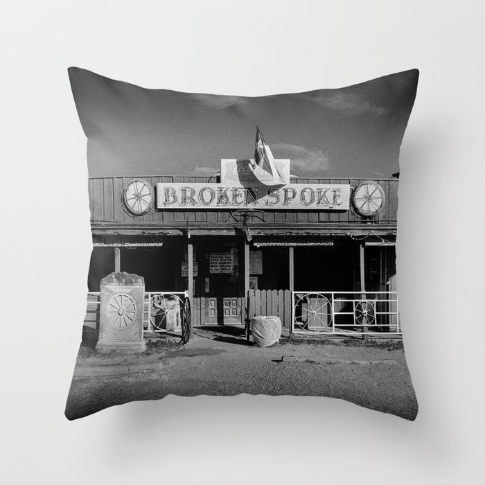 Broken Spoke Saloon Austin Texas Throw Pillow