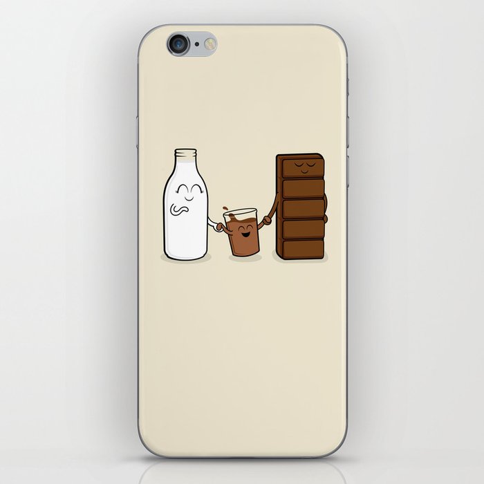 Chocolate + Milk iPhone Skin