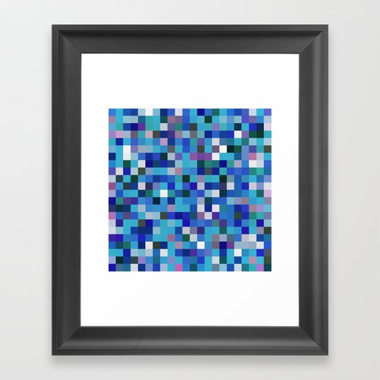 Pixel Painting Framed Art Print