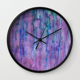 Peacock feather Wall Clock