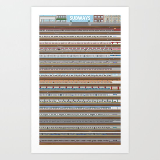 Subways: North America's Rapid Transit Systems Art Print