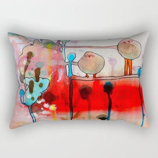 the first time Rectangular Pillow