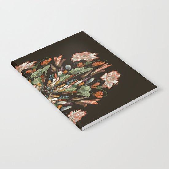Flemish Floral Mandala 3 Notebook