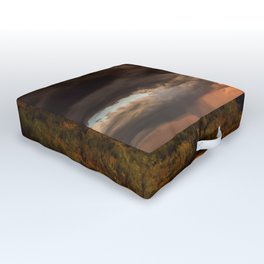 West Texas Sunset - Colorful Landscape After Storms Outdoor Floor Cushion
