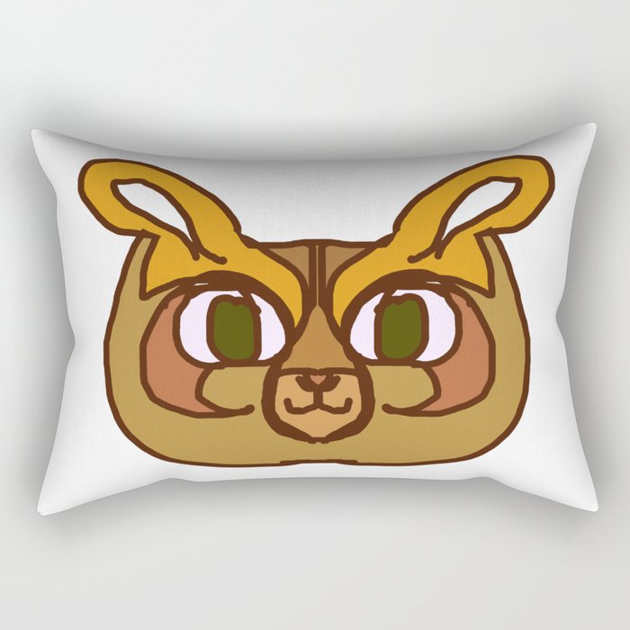 Bunny Cat Hybrid Rectangular Pillow