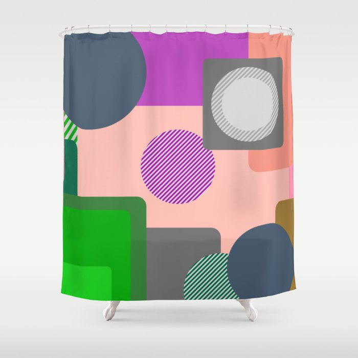 Shape in Shape Shower Curtain