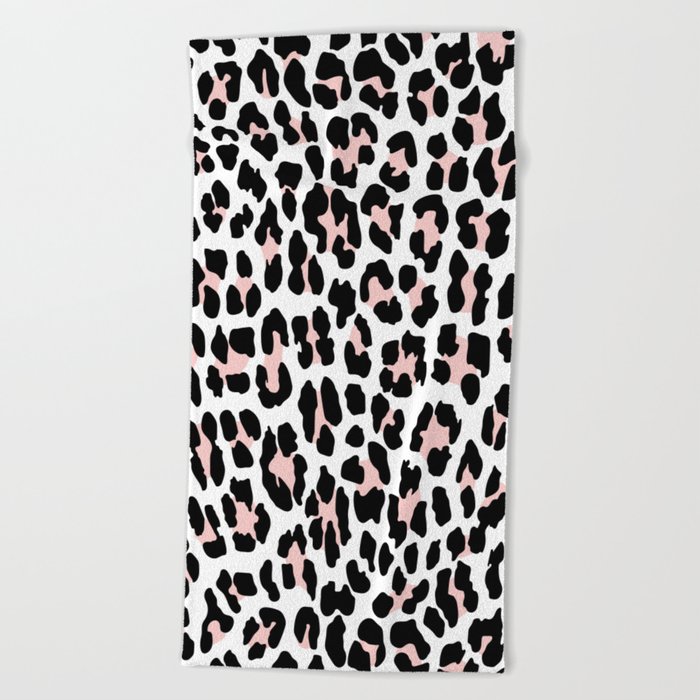 Leopard Print Beach Towel