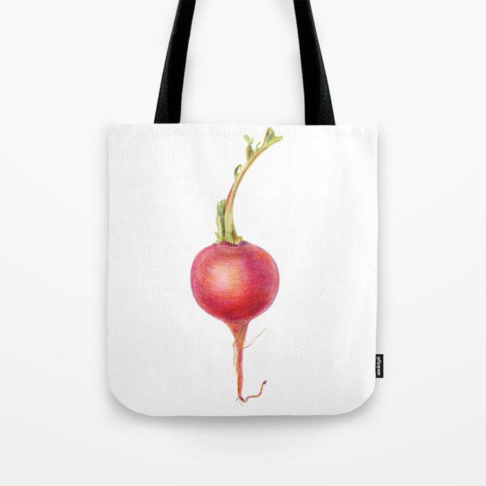 Beautiful Radish Vegetable Tote Bag