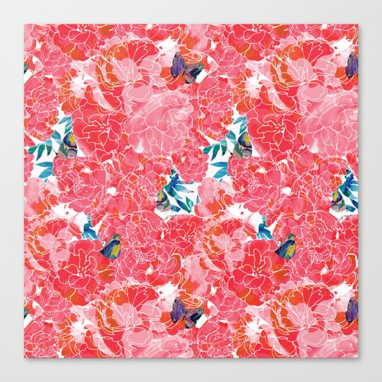 Peonies Canvas Print