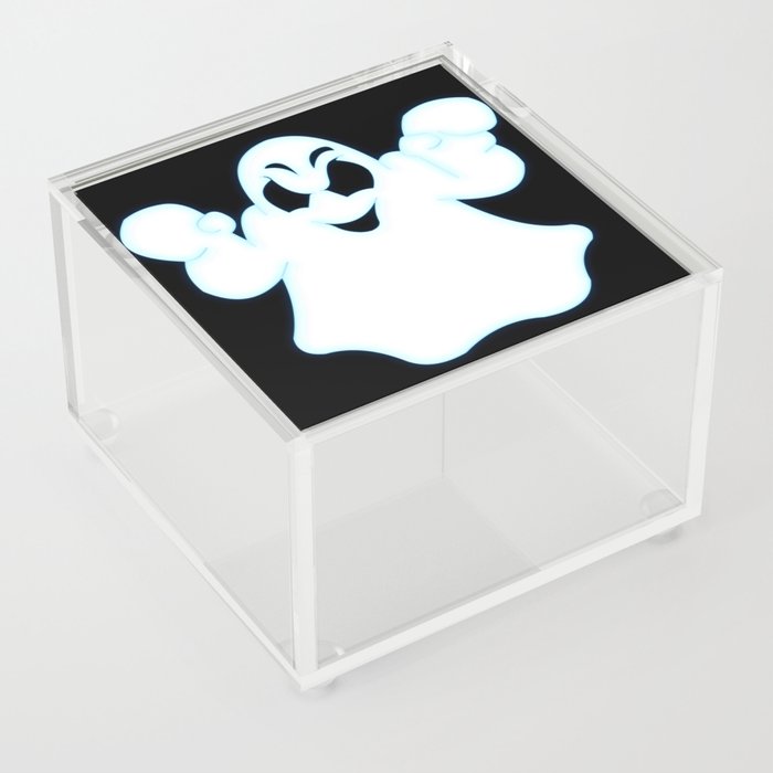 Glowing Halloween Ghost Acrylic Box