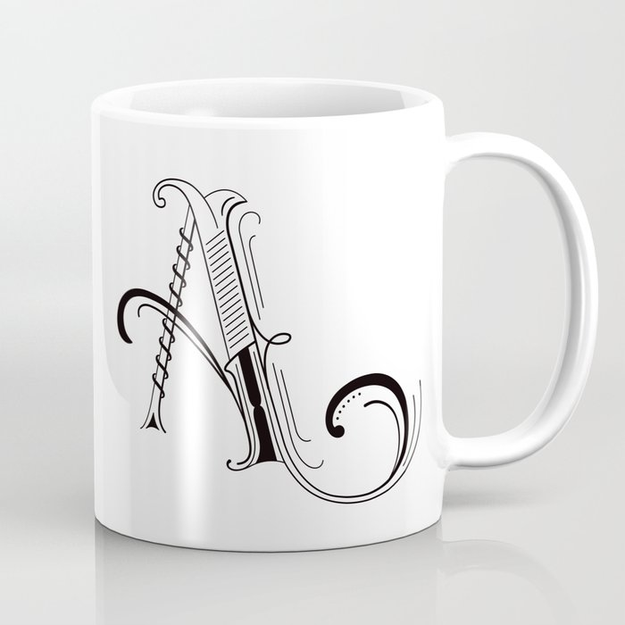 Alphabet A Coffee Mug