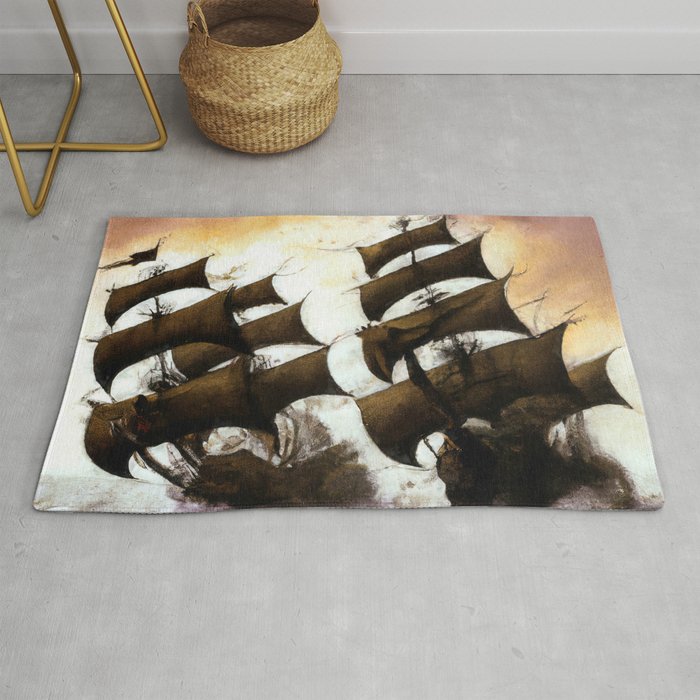 Battle on the High Seas Rug