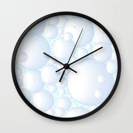Air Bubbles Wall Clock