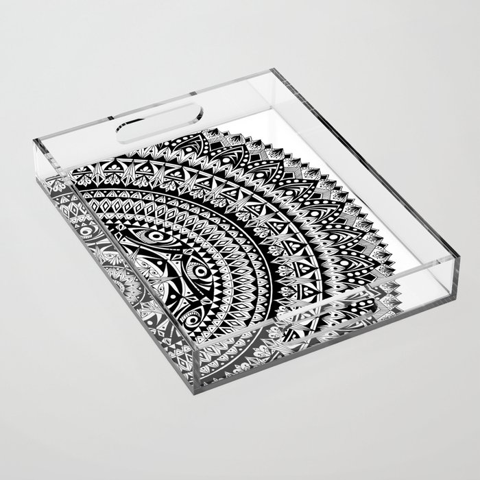 Kokua Mandala Illustration Acrylic Tray