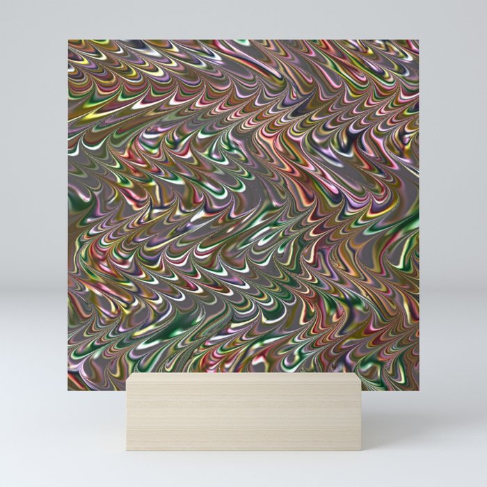 Colourful Dragon Skin Mini Art Print