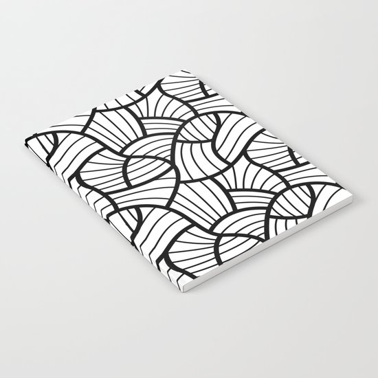 Abstract Lines Pattern Design 3 Notebook
