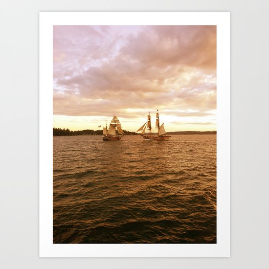 Tall Ships Art Print