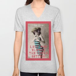 Lucy: Vintage Darling V Neck T Shirt